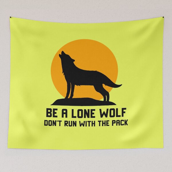 Artikelvorschau, Lone Wolf Laufen Sie nicht mit dem Pack Version 2.0 entworfen und verkauft von MottoDigging.