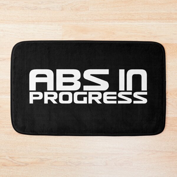 Item preview, Abs in progress text based design quote white designed and sold by wiggy38.