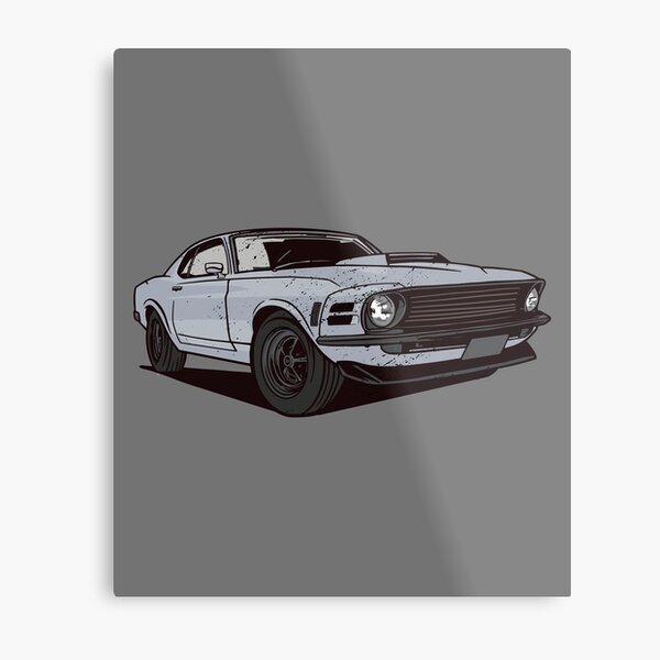 Wandbilder Muscle Car Redbubble