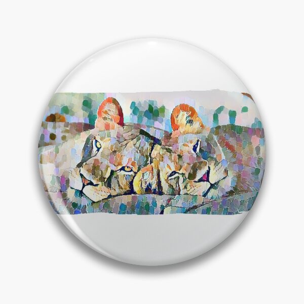 Item preview, Two Lions designed and sold by Intriguing Eclectives by Janelle  K.