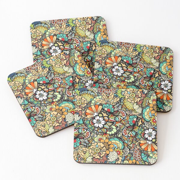 Item preview, Seamless Latina colorful art  designed and sold by NymphWareroom.