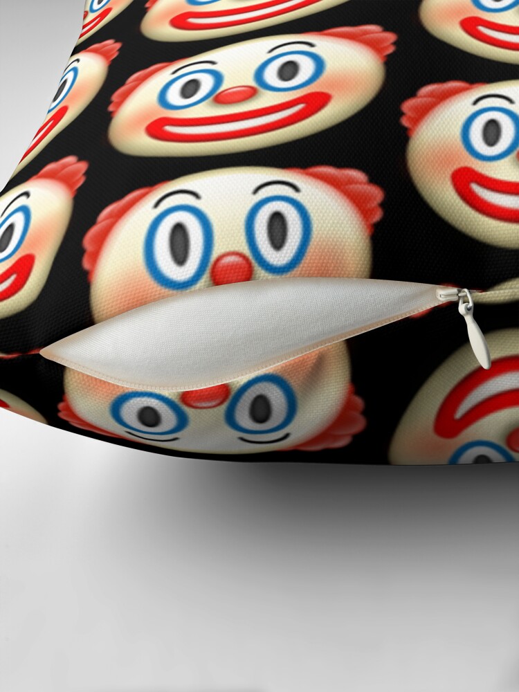 clown emoji Pillow for Sale by Rain R Redbubble