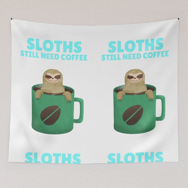 Item preview, Sloth and Coffee designed and sold by TheRightHonMP.