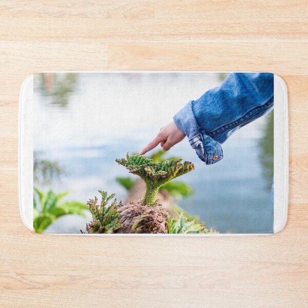 Item preview, Child hand while pointing her finger to a small plant designed and sold by Artsy Boulevard.