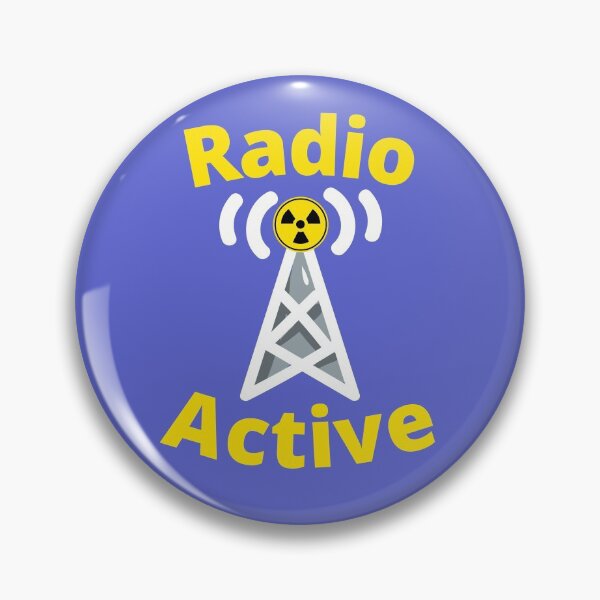 Item preview, Ham Radio Radio Active design for Amateur Radio designed and sold by Click-Like.