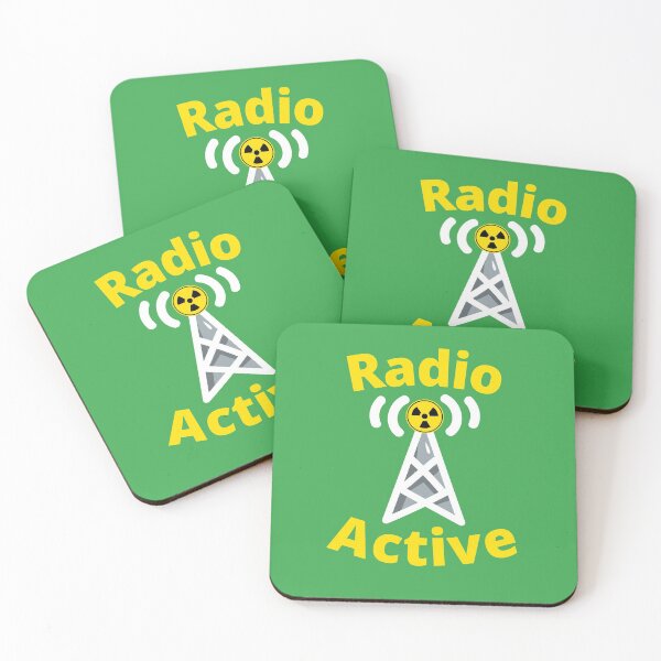 Item preview, Ham Radio Radio Active design for Amateur Radio designed and sold by Click-Like.