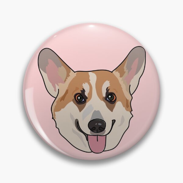 Item preview, Hand drawn cute corgi dog designed and sold by yompang.