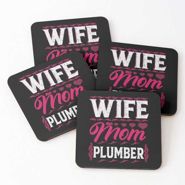 Item preview, Wife Mom Plumber| Mother's day present  designed and sold by YAHIA-14.