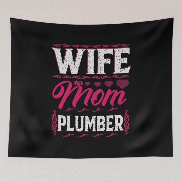 Item preview, Wife Mom Plumber| Mother's day present  designed and sold by YAHIA-14.