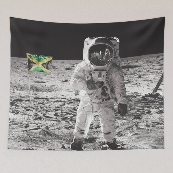 Item preview, Jamaica Moon Landing designed and sold by Teecha.
