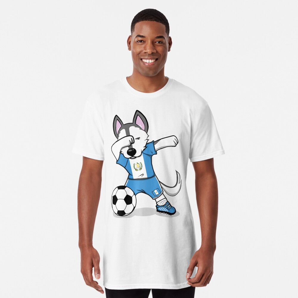 Dog Dabbing Guatemala Soccer Jersey Shirt Football Lover Unisex Form T-Shirt