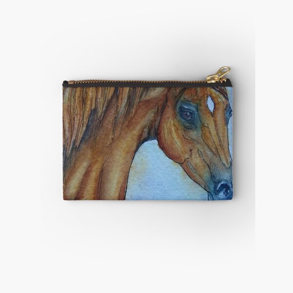 Item preview, Arabian horse portait painting designed and sold by horseaddicted.
