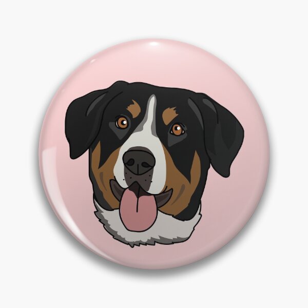 Item preview, Hand drawn cute Entlebucher Mountain dog designed and sold by yompang.