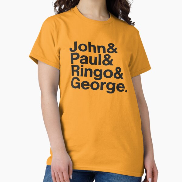 Item preview, John Paul Ringo George designed and sold by BandLineups.