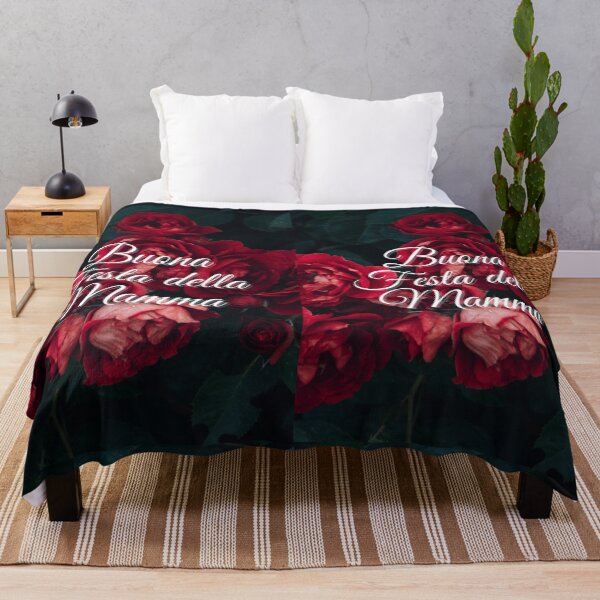 Item preview, Red roses with "Buona Festa della Mamma" designed and sold by archmar.