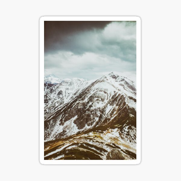 view on the High Tatras IV Sticker
