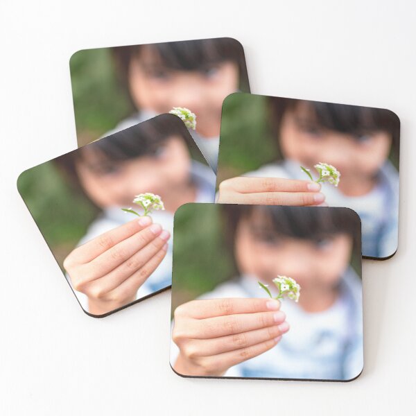 Item preview, Child's hand holding a small flower designed and sold by Artsy Boulevard.