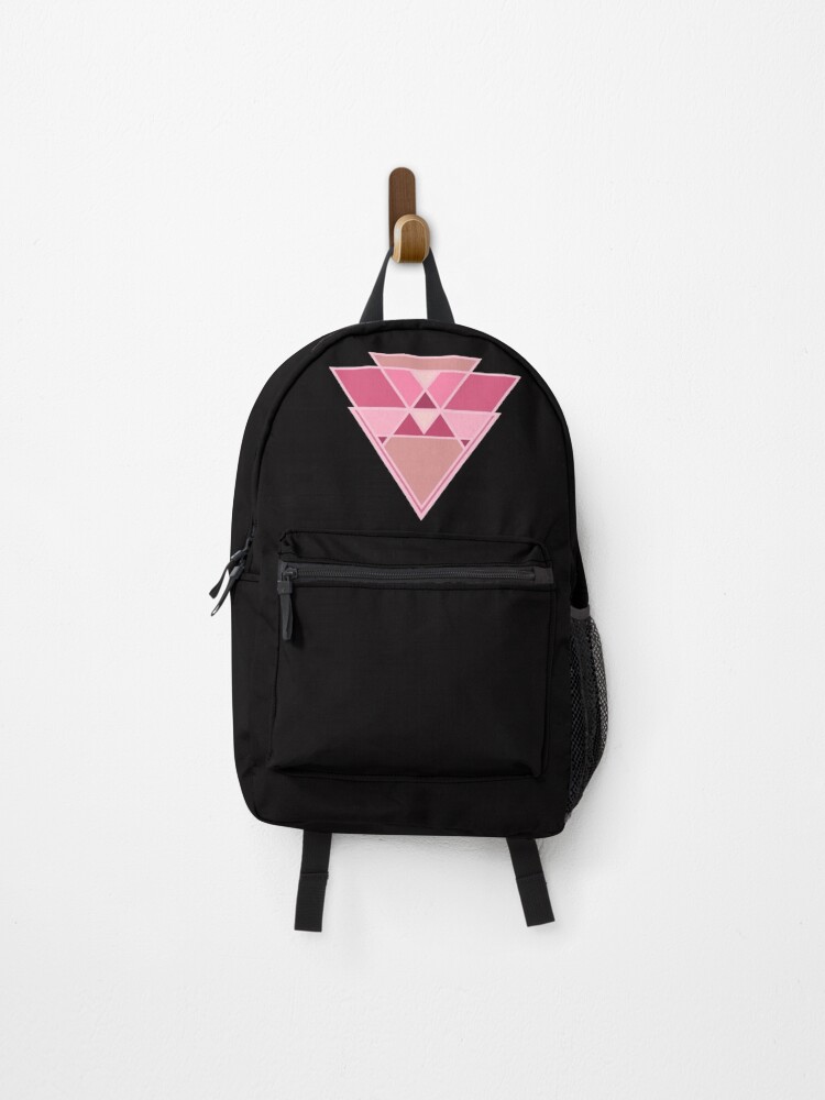 Thumbnail 1 of 3, Backpack, Triangle Pink designed and sold by Hope-Innovatory.