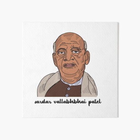 Item preview, Affiche de Sardar Vallabhbhai Jhaverbhai Patel | T-shirt Sardar Patel peinture designed and sold by KARTICK DUTTA.