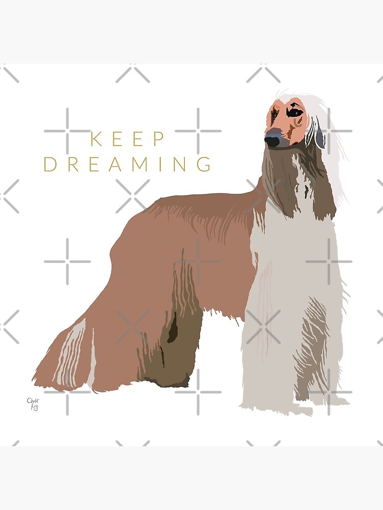 Afghan Hound Art by LovelyDayArt