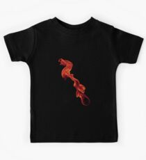 Striking Dragon large version Kids Tee