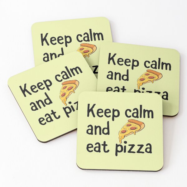 Item preview, Keep calm and eat pizza designed and sold by Kritiwadhawan30.
