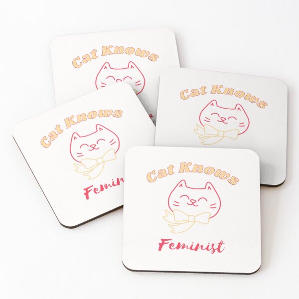 Item preview, Cat Know Feminist designed and sold by shellagrash.
