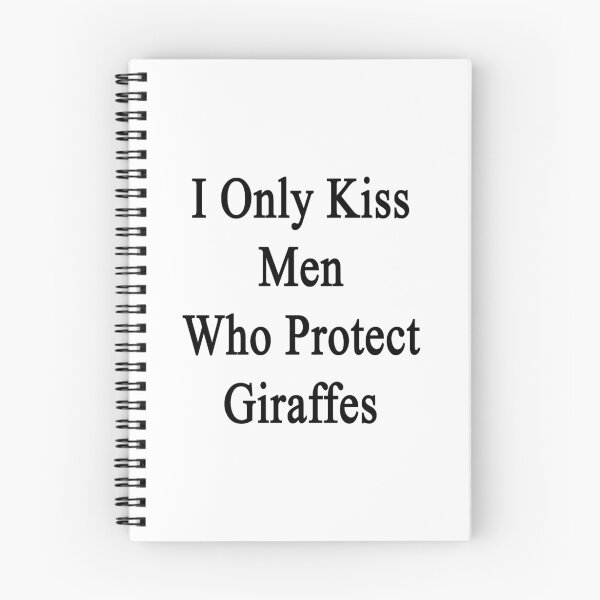 Item preview, I Only Kiss Men Who Protect Giraffes  designed and sold by supernova23.