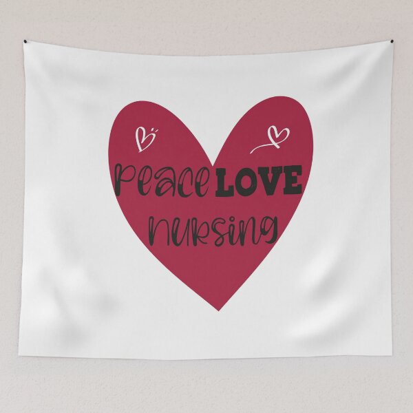 Item preview, Nursing Love Peace  designed and sold by ThebestArtshop.