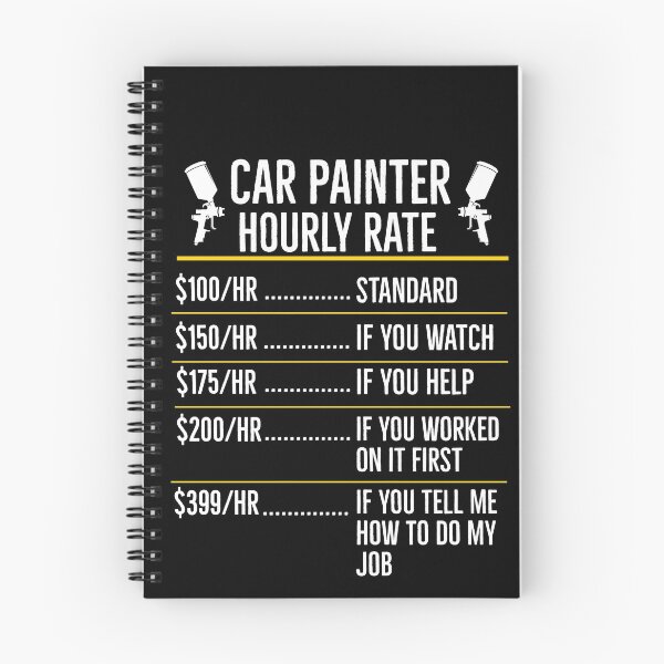 Item preview, Car Painter Hourly Rate Automotive Painter Gift designed and sold by Luna1Shop.
