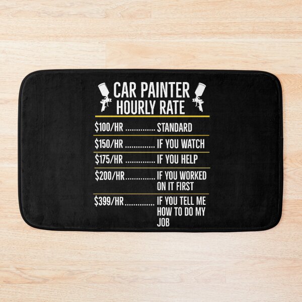 Item preview, Car Painter Hourly Rate Automotive Painter Gift designed and sold by Luna1Shop.