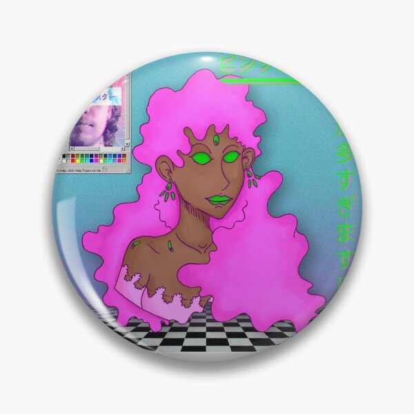Item preview, Macintosh Plus Girl designed and sold by ilustrajulio.