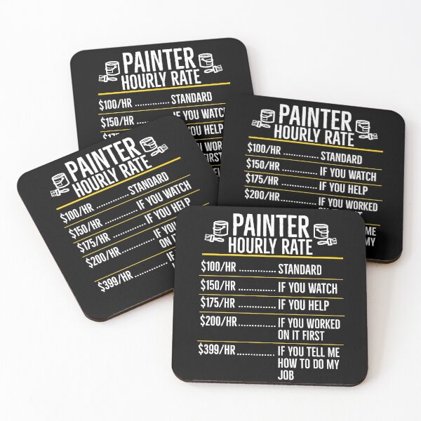 Item preview, Painter Hourly Rate House Painter Gift designed and sold by Luna1Shop.