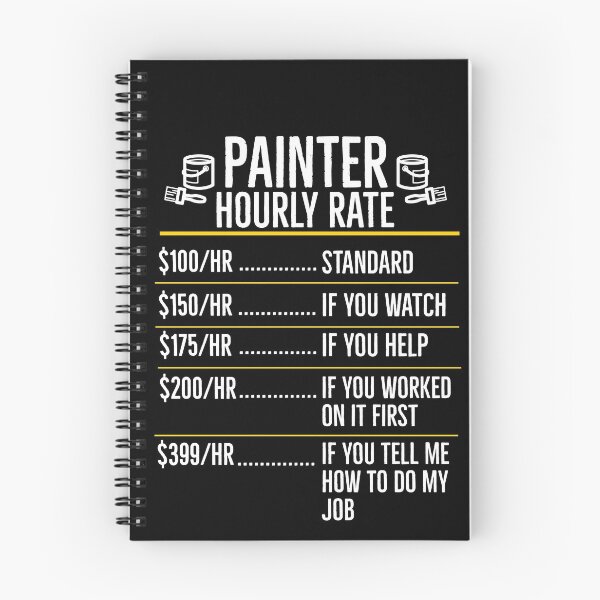 Item preview, Painter Hourly Rate House Painter Gift designed and sold by Luna1Shop.