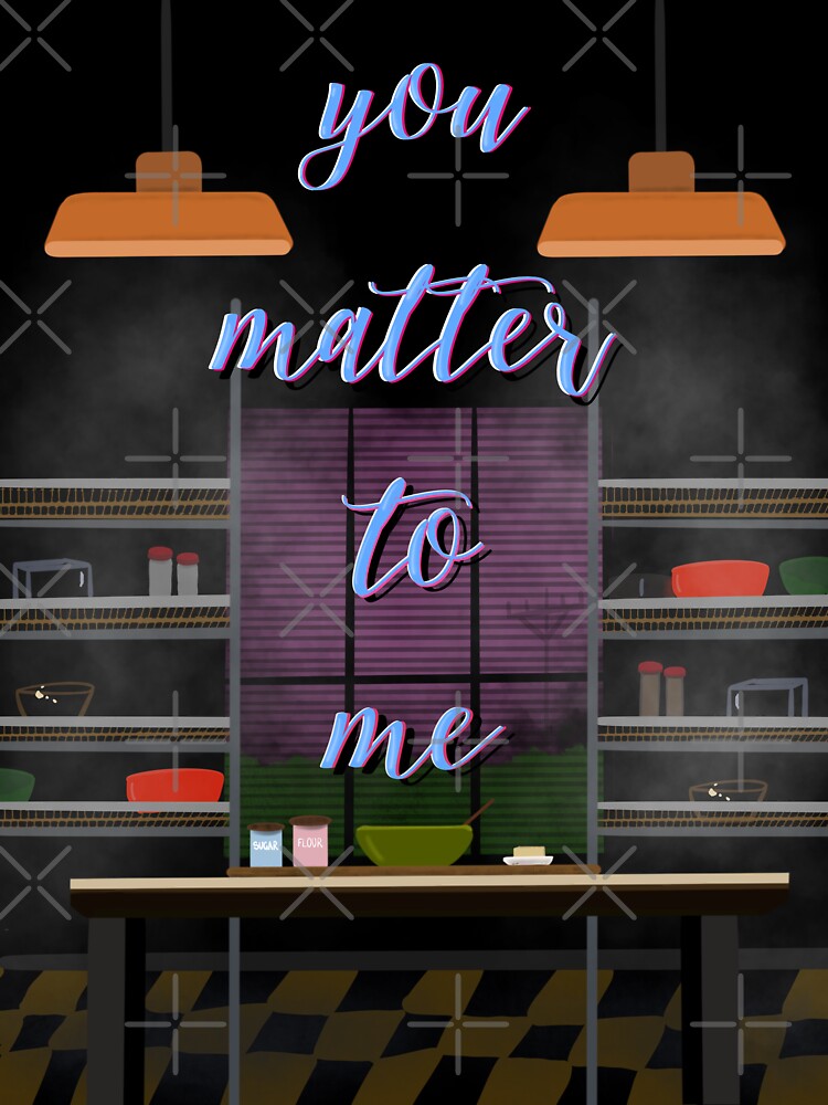 waitress-you-matter-to-me-sticker-for-sale-by-emmat99-redbubble