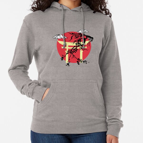 Japanese torii Lightweight Hoodie
