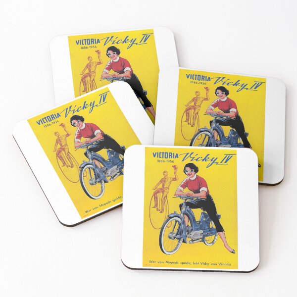 Item preview, Old Vicky IV Motorcycle Advert designed and sold by royal-tees.