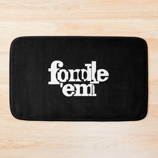 Item preview, Fondle 'Em Records Logo White designed and sold by EbtsOby.