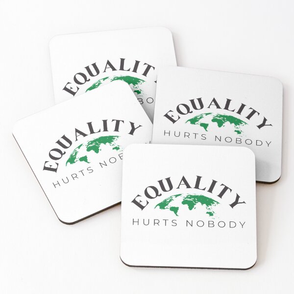 Item preview, Equality hurts nobody (EARTH, GREEN)  designed and sold by annabellely.