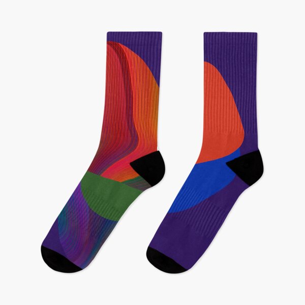 Item preview, Geometric Shapes (Orange Purple Blue) designed and sold by BilgePaksoylu.