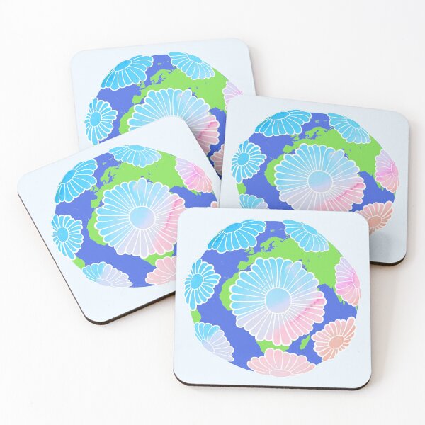 Item preview, Pastel Watercolor Hippie Vibes Daisy Earth designed and sold by everything4eva.