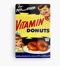 Vitamin Donuts Metal Print