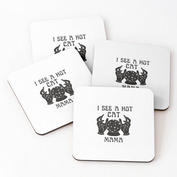 Item preview, I see a hot cat mama - Funny cat mom design designed and sold by Theleochick.