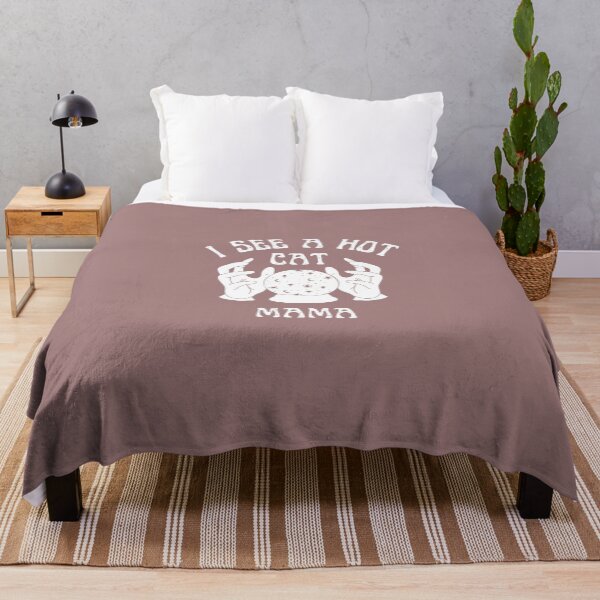 Item preview, I see a hot cat mama - Funny cat mom design designed and sold by Theleochick.
