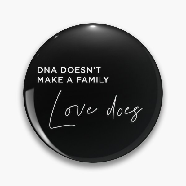 Item preview, DNA doesn't make a family, love does The Fosters sticker designed and sold by queengina.