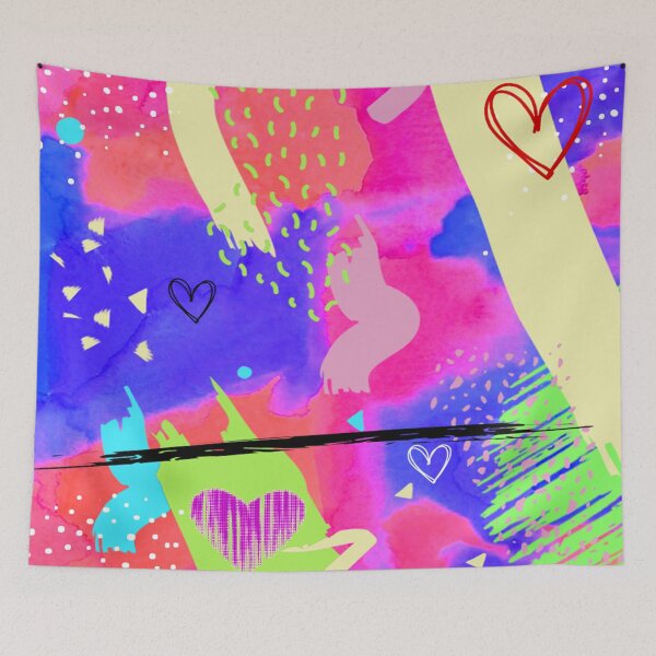 Artikelvorschau, Dye Tie Loving Hearts entworfen und verkauft von closr2god.