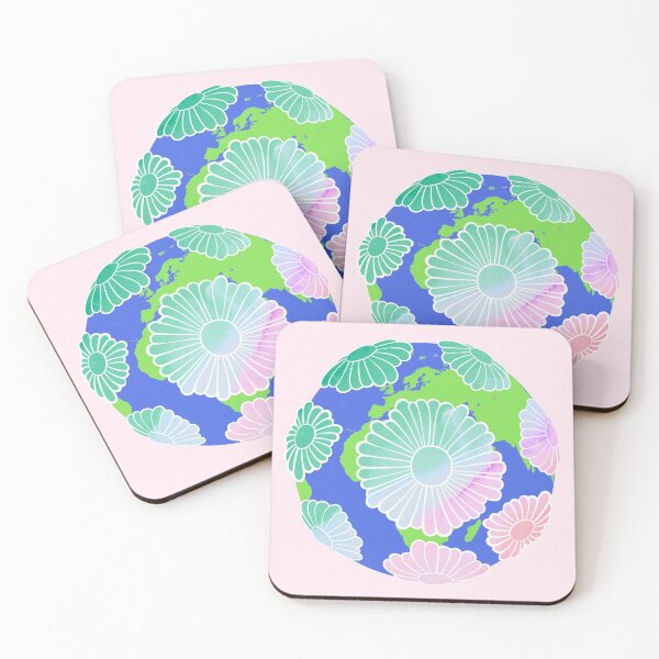 Item preview, Pastel Watercolor Hippie Vibes Daisy Earth 4 designed and sold by everything4eva.