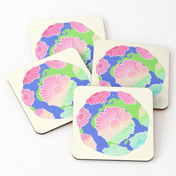 Item preview, Pastel Watercolor Hippie Vibes Daisy Earth 5 designed and sold by everything4eva.