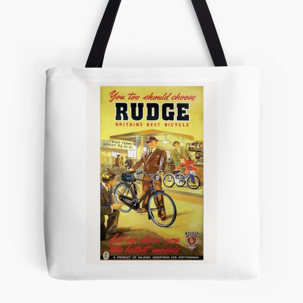 Item preview, Vintage Rudge Bicycle Poster designed and sold by royal-tees.