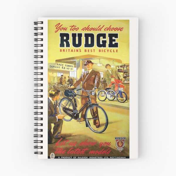 Item preview, Vintage Rudge Bicycle Poster designed and sold by royal-tees.